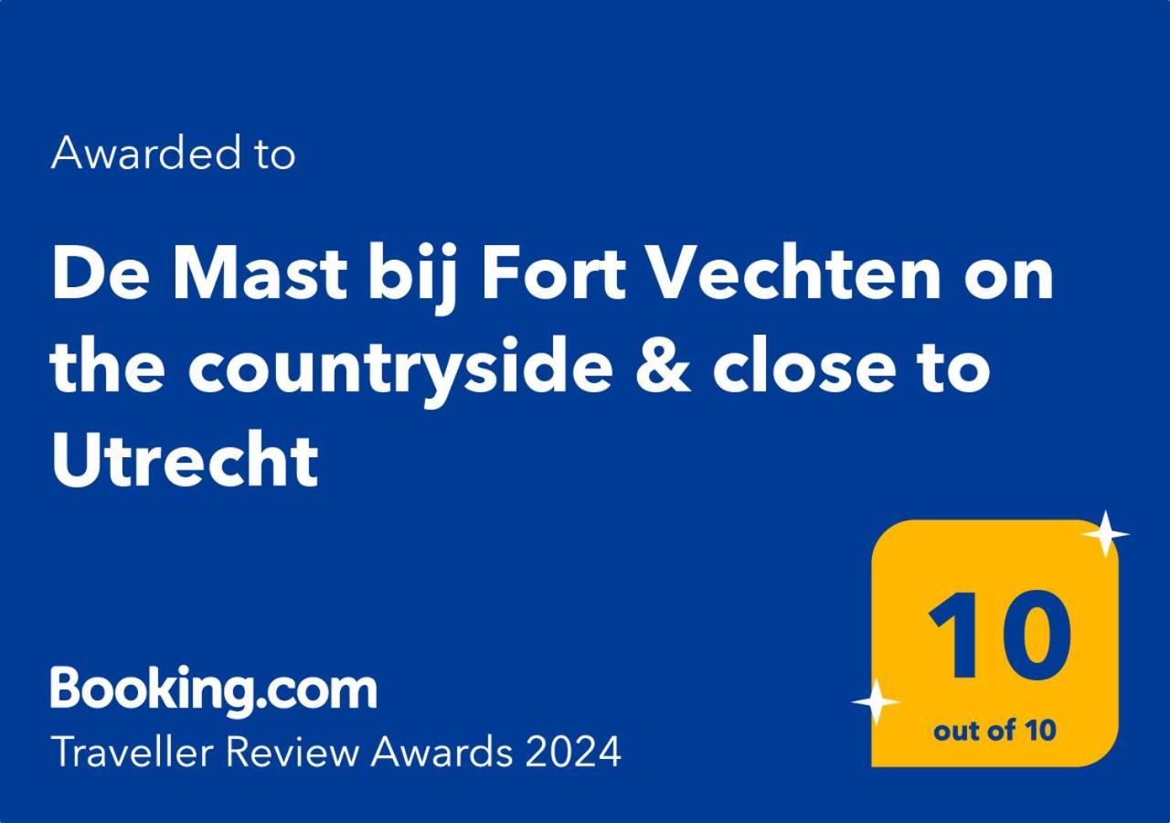 De Mast Bij Fort Vechten On The Countryside & Close To Utrecht 邦尼克 外观 照片